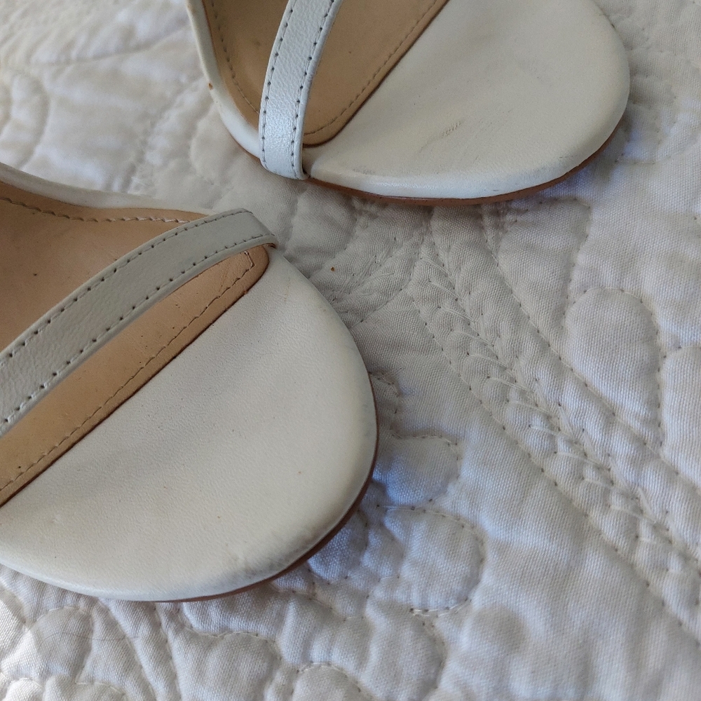KATY PERRY " THE VILAN" WHITE STILETTO HEELS - Picture 4 of 11